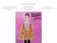 Tablet Screenshot of doggysclothing-inc.com